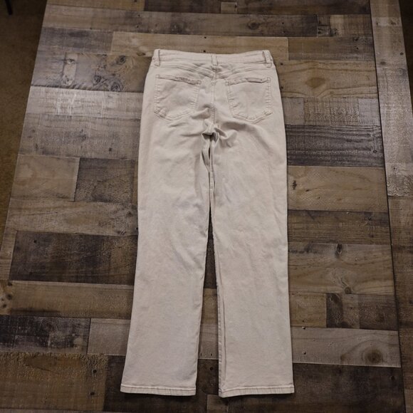 Kut from the Kloth jeans Christine Straight Leg women's 10 cream - Picture 11 of 15